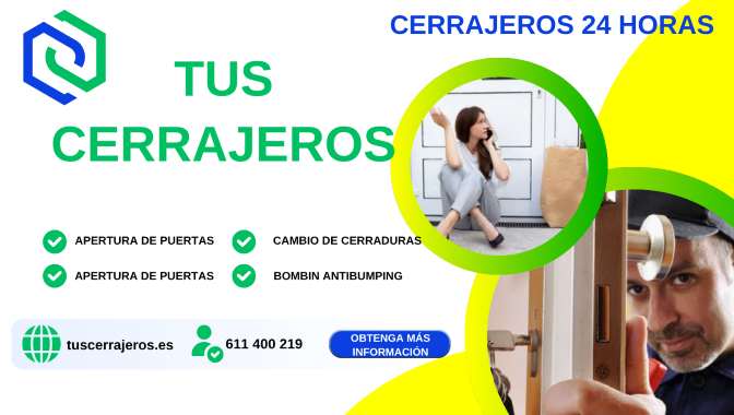 Contacta con nuestros Cerrajeros 24 horas en Madrid