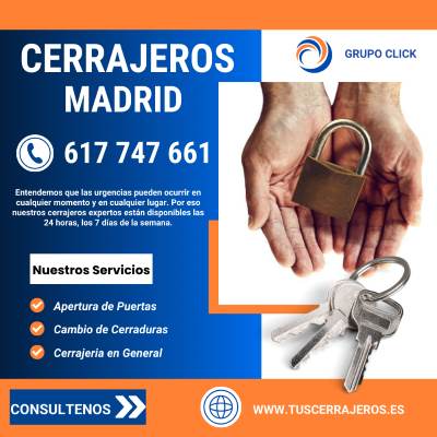 Cerrajeros en Usera 24 Horas